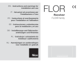 Nice FLOR Reference guide