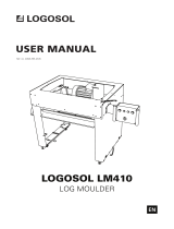 Logosol Log moulder LM410 User manual