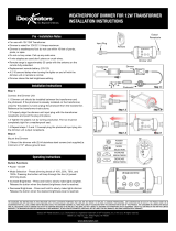 Deckorators Weatherproof Dimmer Installation guide