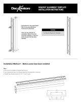 Deckorators Bracket Alignment Template Installation guide