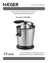 HAEGER Pro Juice CJ-160.005A User manual