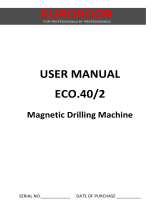 Euroboor ECO.40/2 User manual