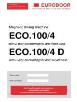 Euroboor ECO.100/4 Owner's manual