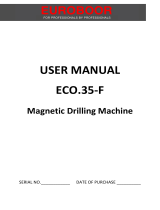 Euroboor ECO.35-F Owner's manual