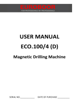 Euroboor ECO.100/4D Owner's manual