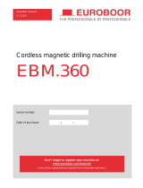 Euroboor EBM.360 Owner's manual