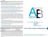 Aegis Battery ALF-024050A User manual