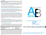Aegis Battery ALF-036100A User manual