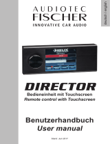 Audiotec Fischer DIRECTOR - Display Remote Control Owner's manual
