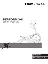 Flow Fitness Perform X4i User manual