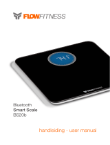 Flow Fitness Bluetooth Smart Scale BS20b User manual