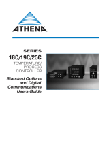 Athena 18, 19, 25 DIN Panel Mount Controllers User manual
