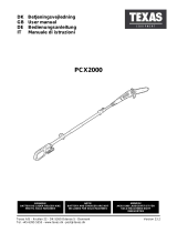 Texas PCX2000 Cordless Chainsaw User manual