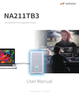 Netstor NA211TB3 User manual