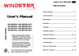 Windster WS-69TB36SS User manual