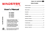 Windster RA-7630SS User manual