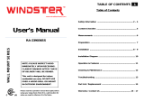 Windster RA-239036SS User manual