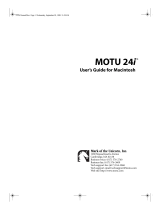 MOTU 24i User guide