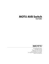 MOTU AVB Switch User guide