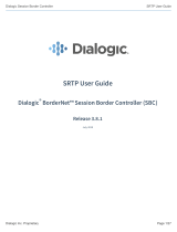 Dialogic SRTP User guide