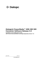 Dialogic PowerMedia XMS JSR 309 Connector Software Installation and Configuration Guide