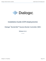 Dialogic COTS Deployment Installation guide