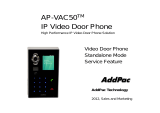 AddPac AP-VAC70 HD IP Video Door Phone Installation guide