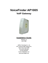 AddPac AP1005 VoIP Gateway Installation guide