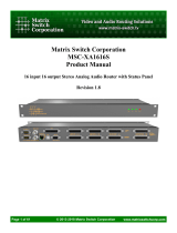 Matrix Switch CorporationMSC-XA1616S