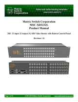 Matrix Switch CorporationMSC-XD3232L