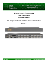 Matrix Switch CorporationMSC-XD1616S