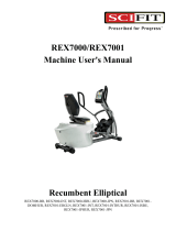 SCIFIT REX7000 Owner's manual