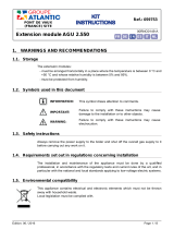 Hamworthy AGU 2.550 Kit Operating instructions