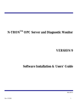 OPTO 22 N-TRON N-View OPC Server Installation & User's Guide