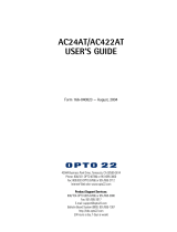OPTO 22 AC24AT_AC422AT User guide