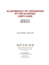 OPTO 22 Allen-Bradley DF1 Integration Kit User manual