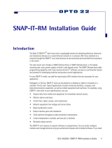OPTO 22 SNAP-IT-RM Installation guide