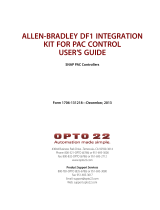 OPTO 22 Allen-Bradley DF1 Integration Kit User guide