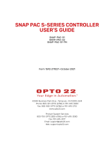 OPTO 22 SNAP PAC S-Series Controllers User guide