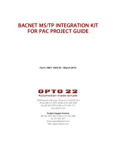 OPTO 22 BACnet MS/TP Integration Kit User guide