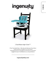 ingenuity SmartClean ChairMate High Chair - Slate Owner's manual