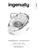 ingenuity Flora the Unicorn Soothing Bouncer Owner's manual