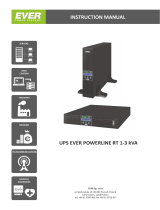 Ever UPS POWERLINE RT 1000/2000/3000 User manual