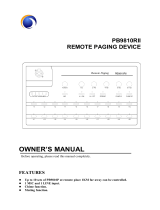 LY International Electronics PB-9810R Owner's manual