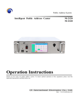 LY International Electronics M-2120/M-2140 Owner's manual