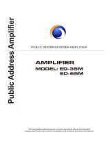 LY International Electronics ED-35M/ED-65M Owner's manual