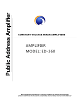 LY International Electronics ED-120/ED-240/ED-360/ED-480L/ED-600L Owner's manual