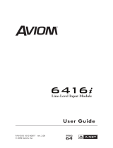 Aviom 6416i User guide