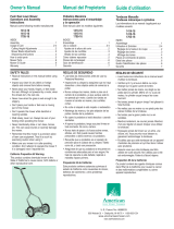 American Lawn Mower 1705-16 Owner's manual