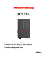 WECO XT Serials Hybrid Inverter User manual